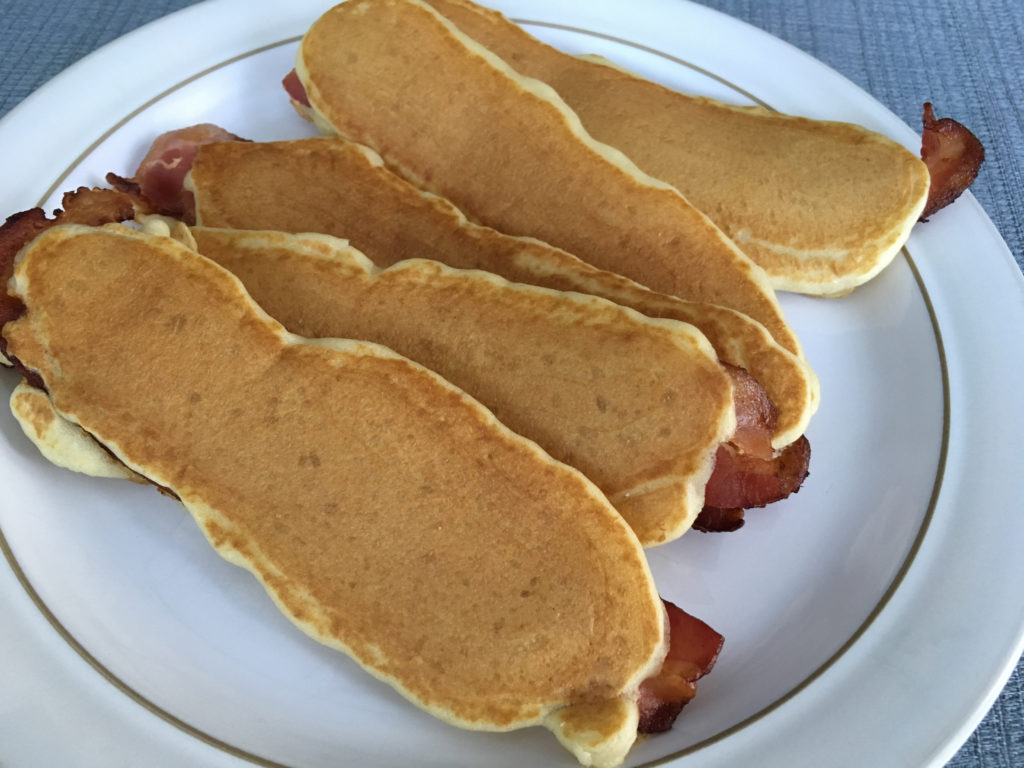 bacon pancake strips