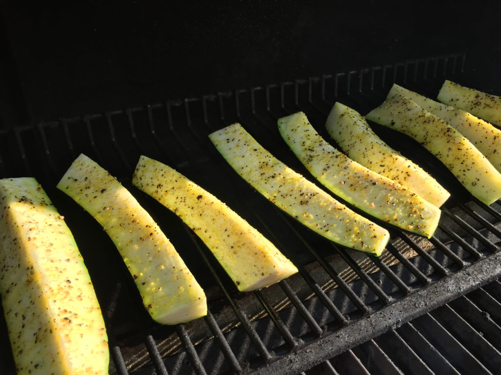 zucchini on the grill