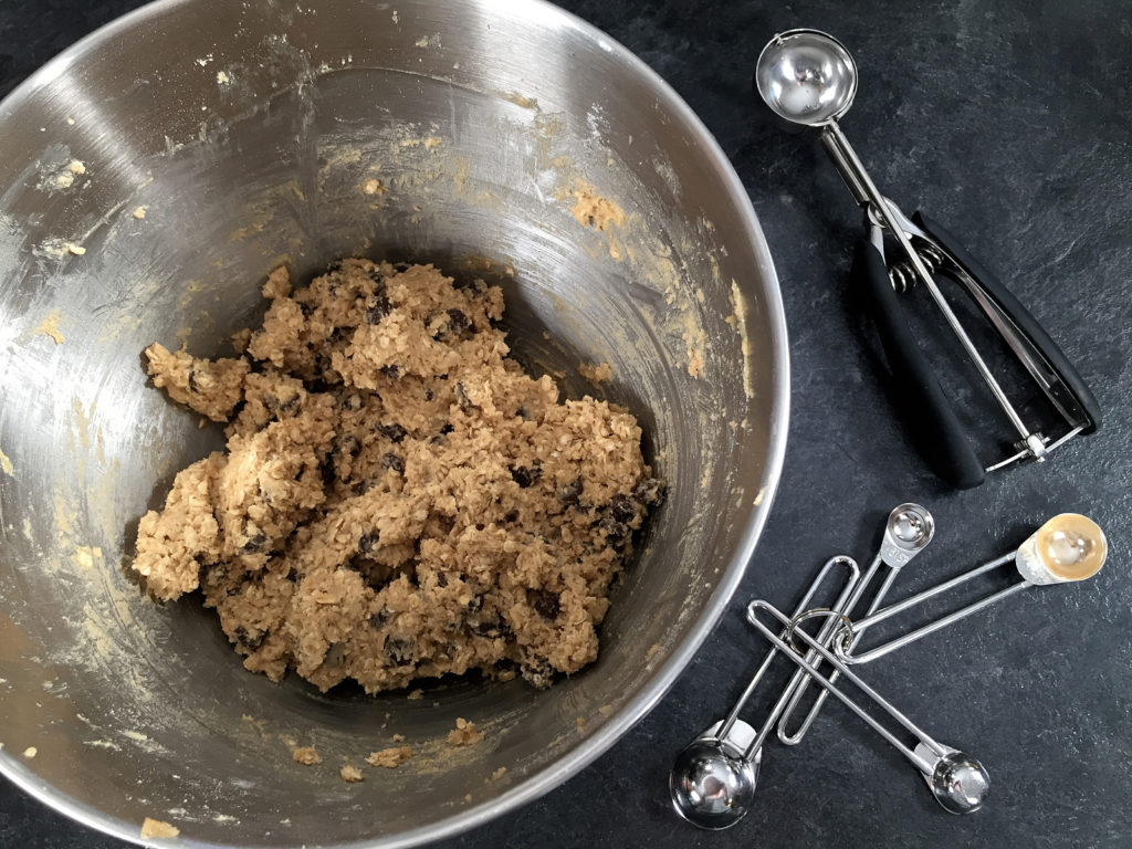 cookie dough in bowl