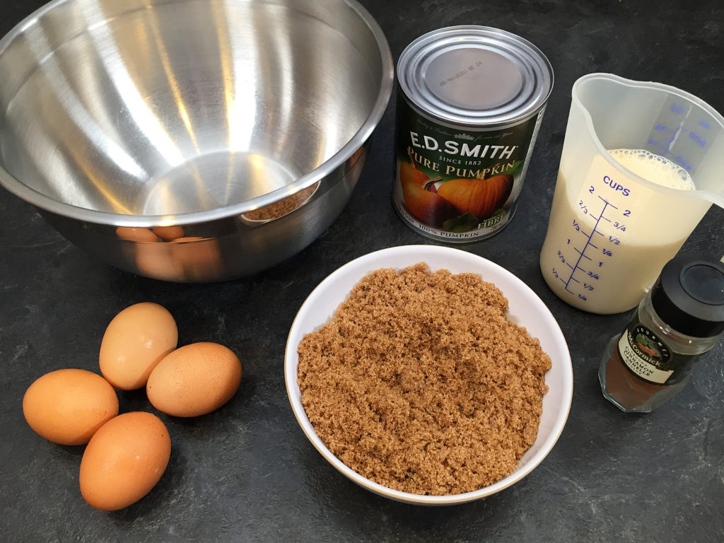 pumpkin pie filling ingredients