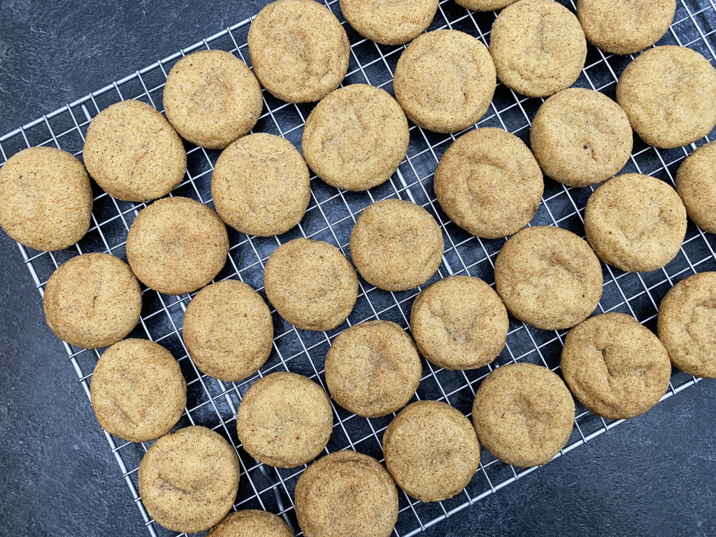 snickerdoodles fresh from the oven