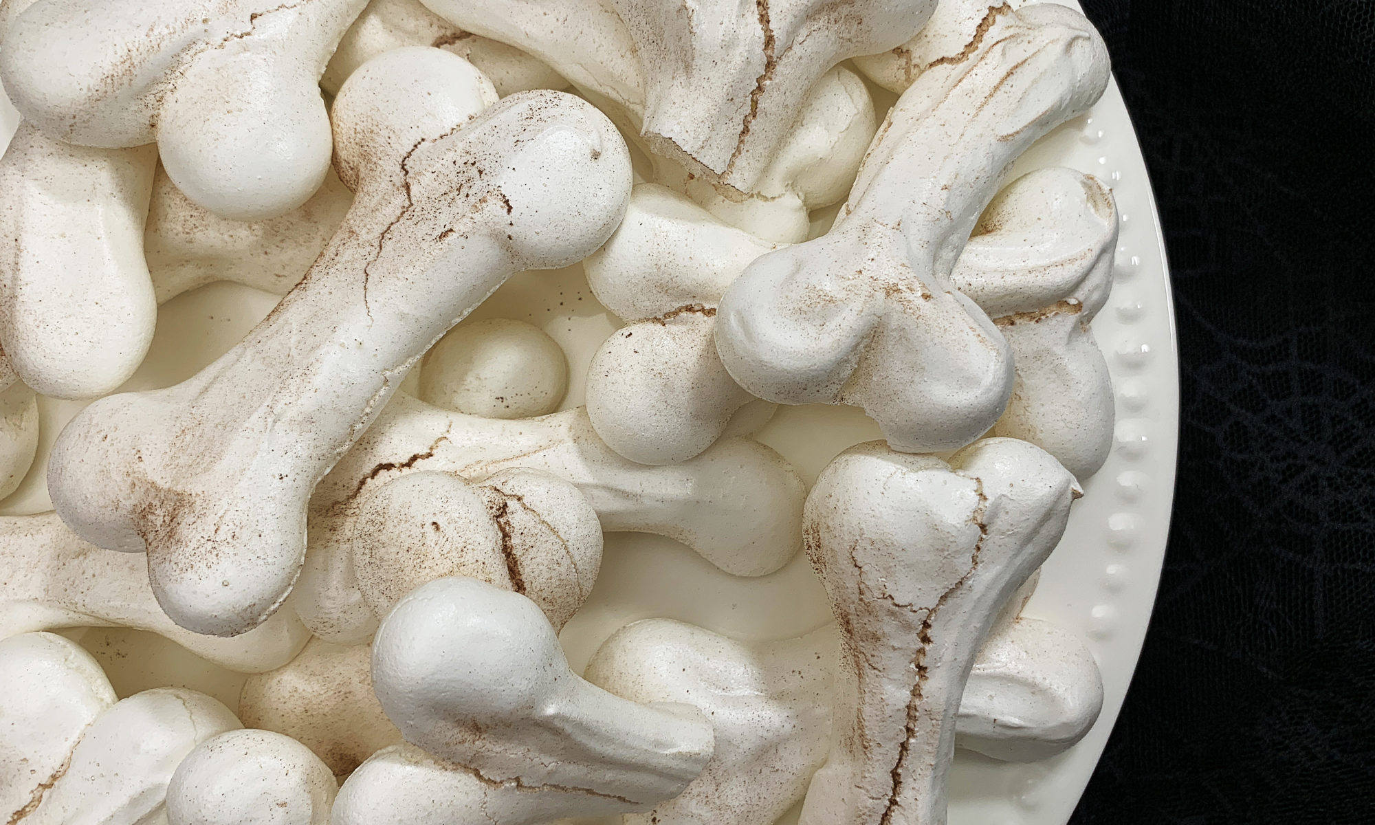 pile of meringue bones