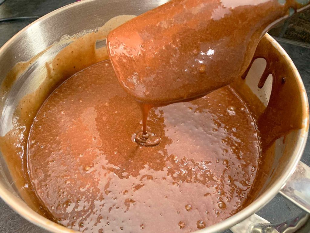 cake batter in bowl