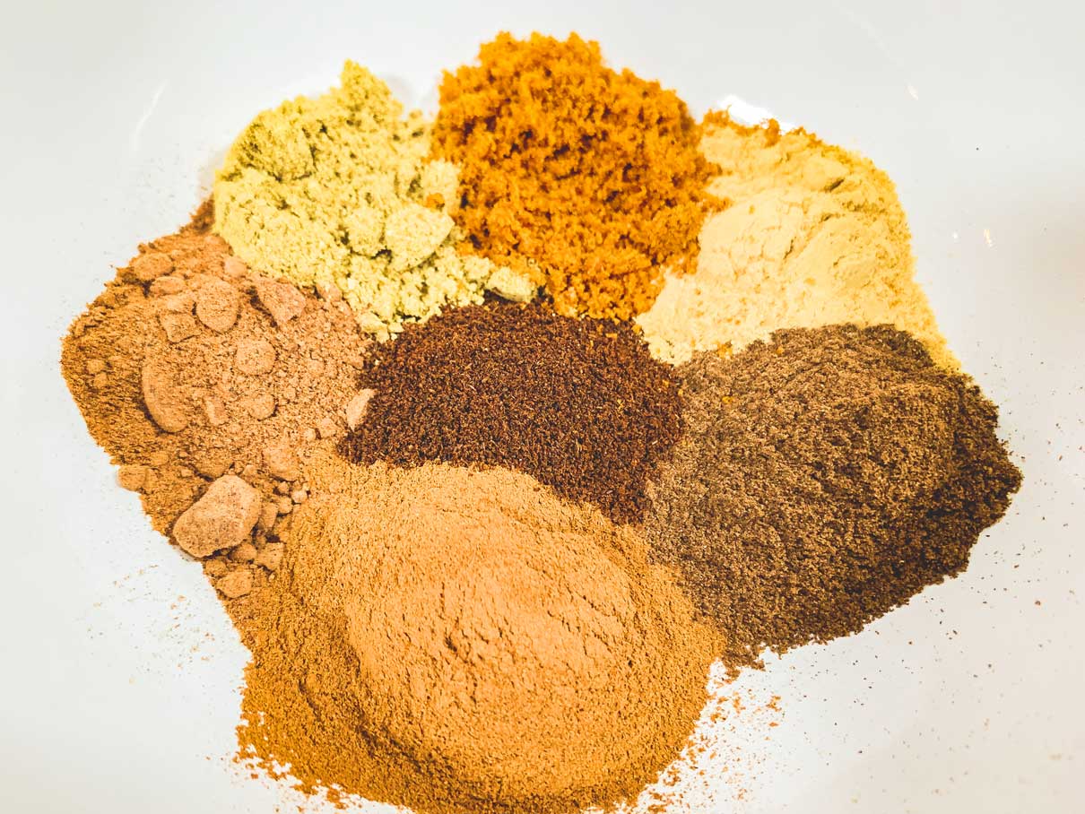 mix of spices in a bowl