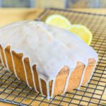 lemon loaf with lemon glaze