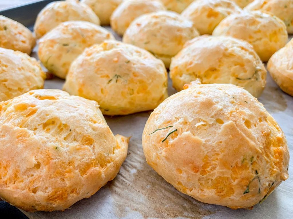 Dill and Cheddar Cheese Puffs Indecision & Cake