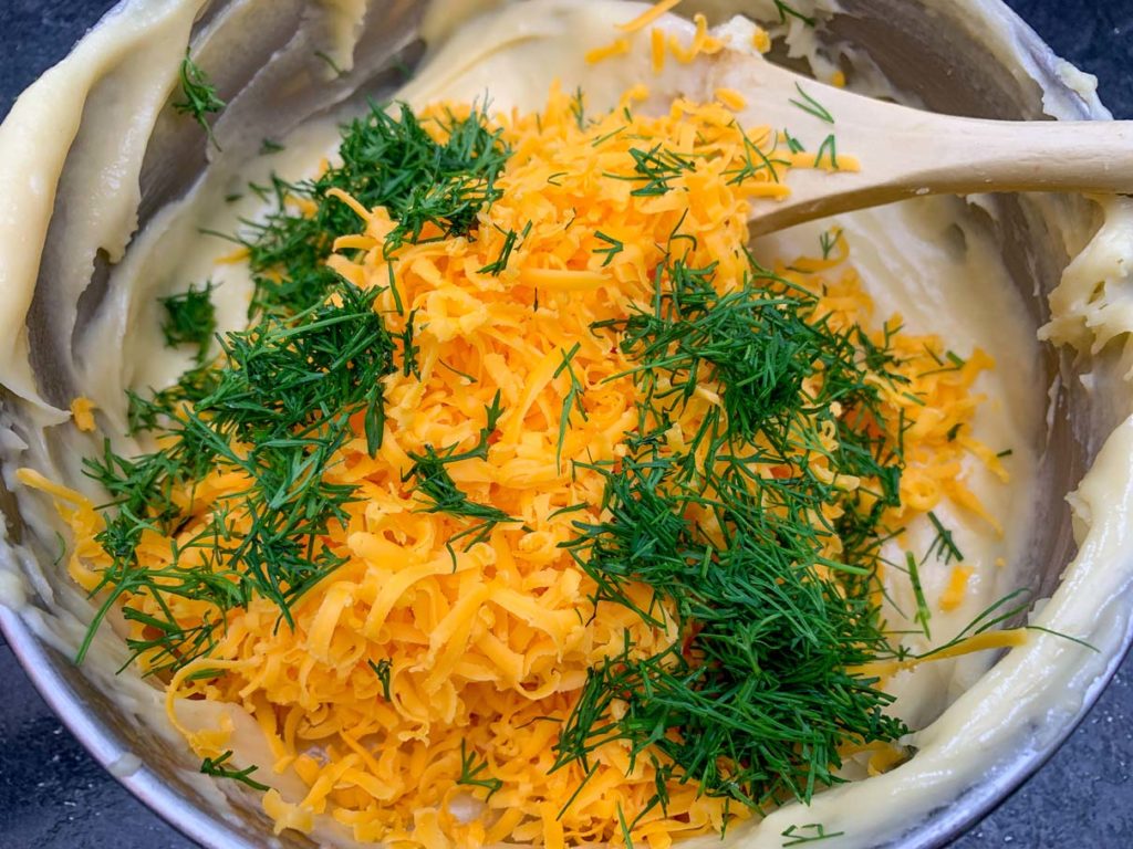 Dill and Cheddar Cheese Puffs Indecision & Cake