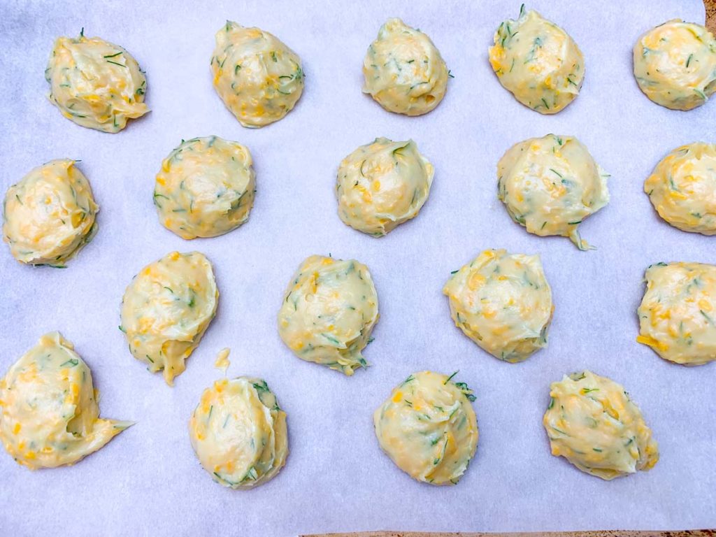 Dill and Cheddar Cheese Puffs Indecision & Cake