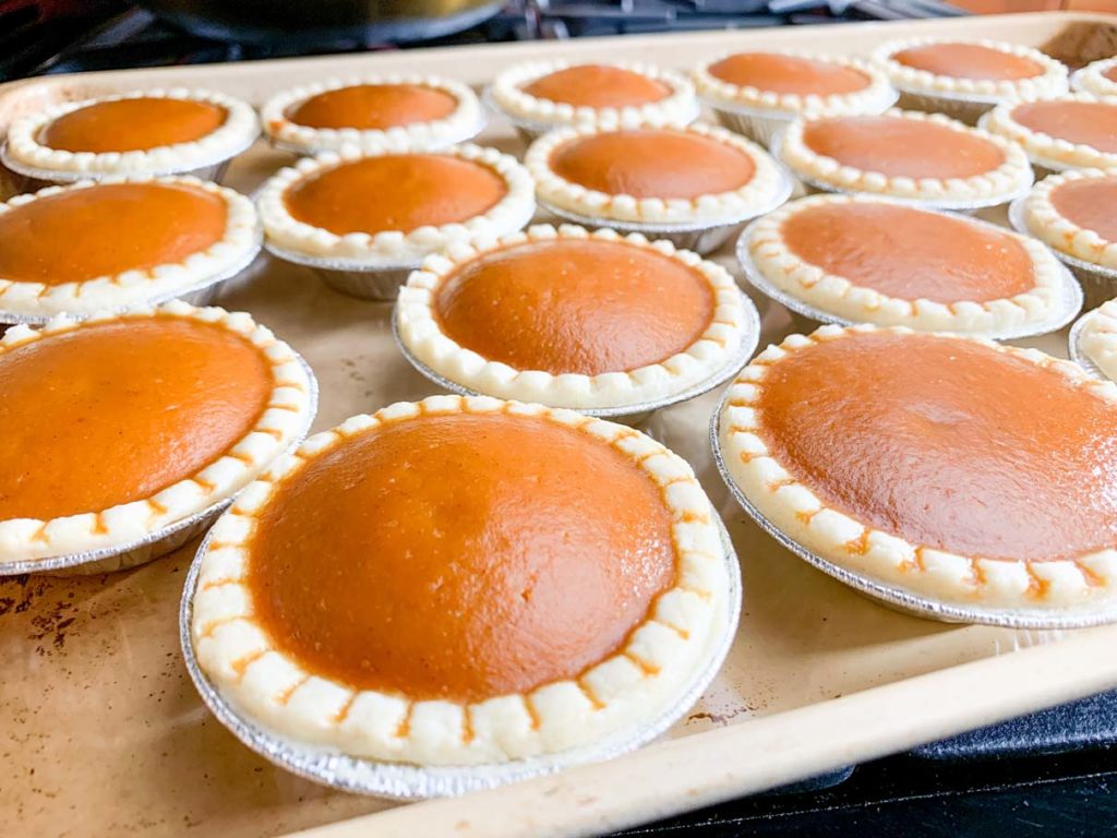 pumpkin pie tarts recipe