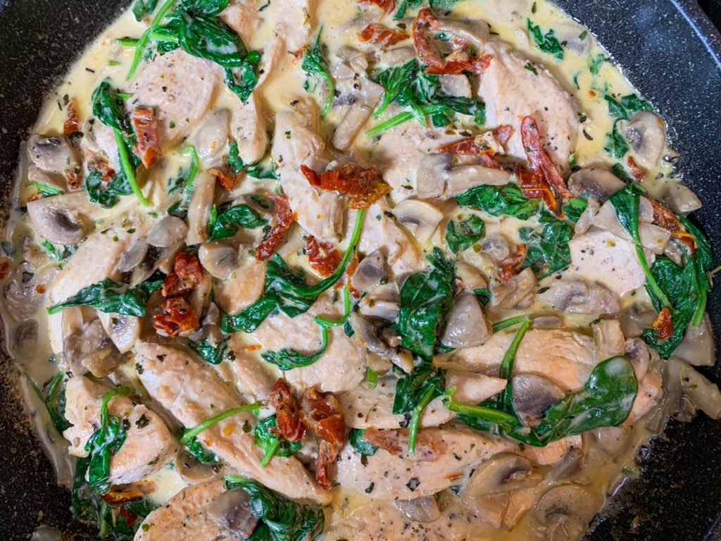 Creamy Garlic Tuscan Chicken - Indecision & Cake