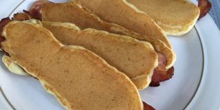 bacon pancake strips