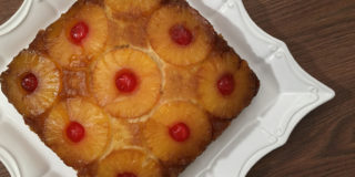 Pineapple upside down cake